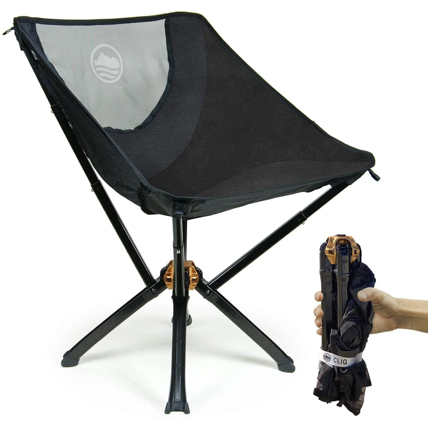 D44F5C68-187D-ED84-D924-CAD684E604DB CLIQ Portable Folding Chair for Camping, Supports 300 Lbs - Image 1